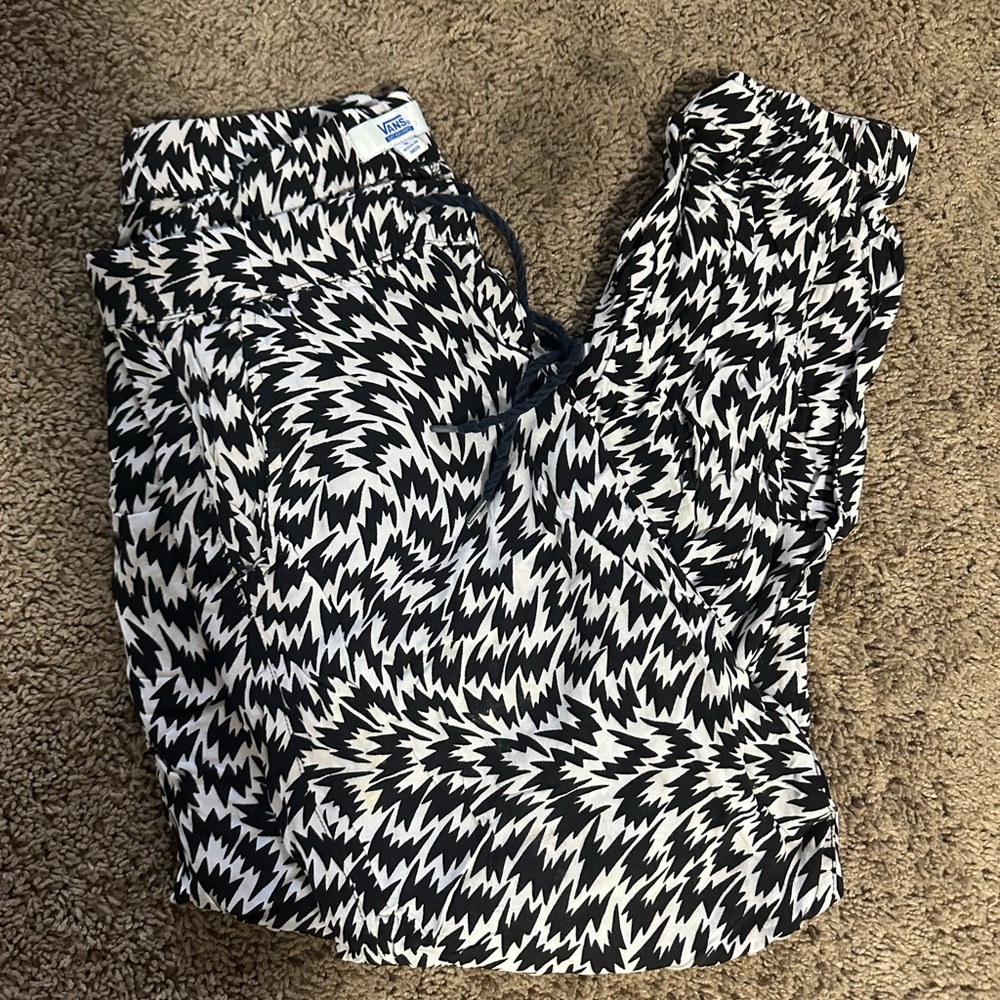 Vans black & white pants